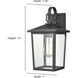 Fetterton 2 Light 14 inch Powder Coated Bronze Outdoor Wall Sconce